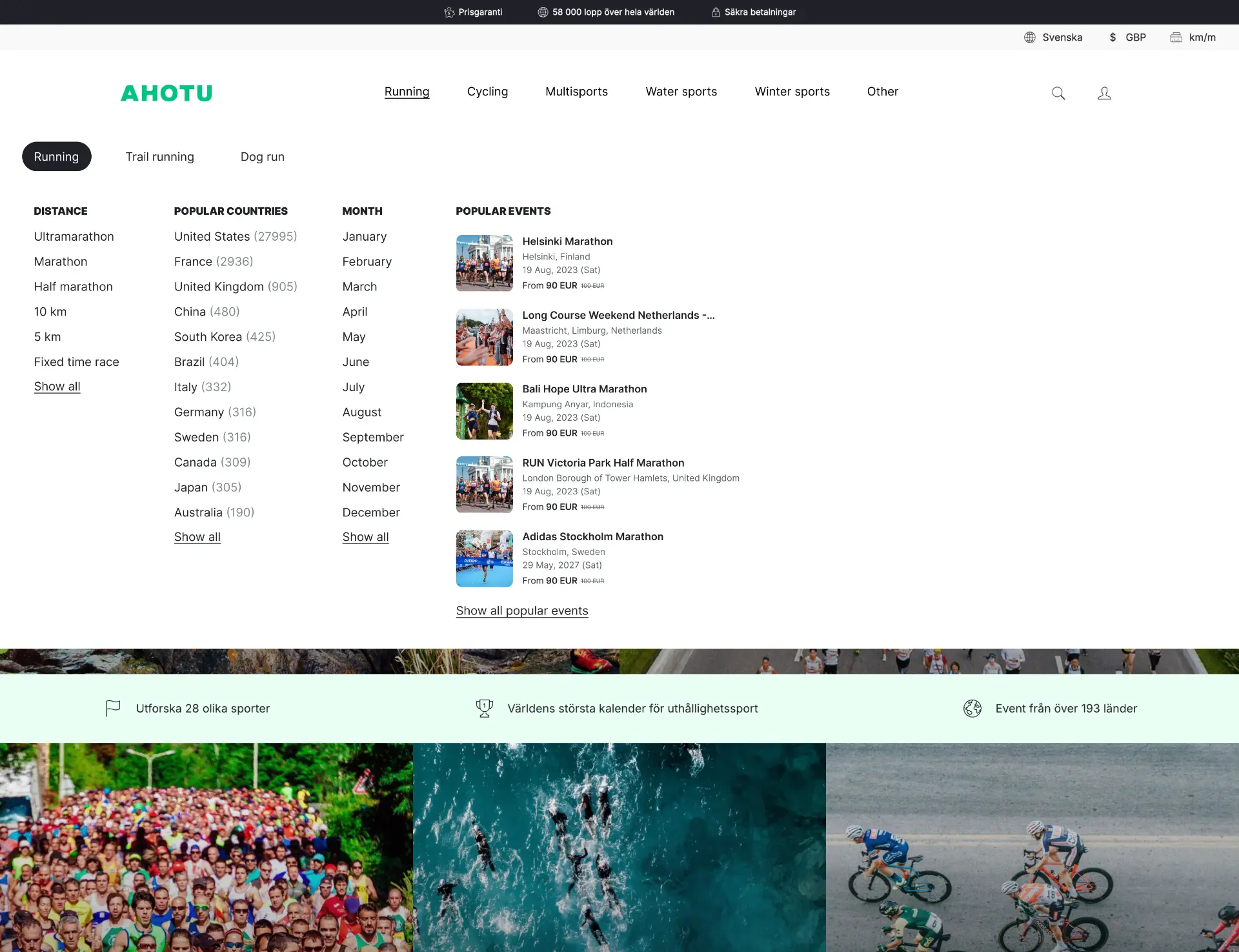 Ahotu Mega Menu — A mega menu built for athletes, first-timers, and search engines at once.