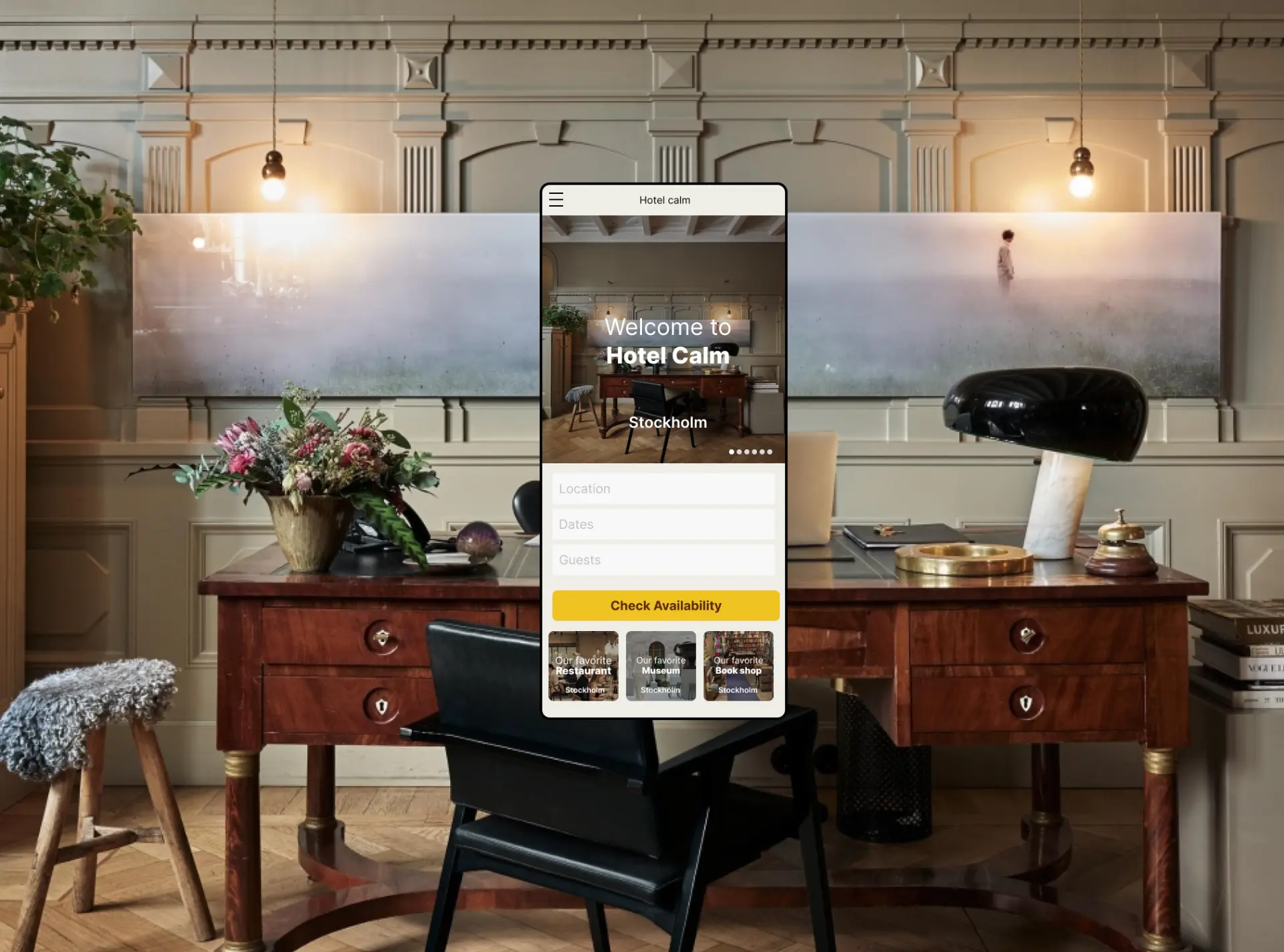 Hotel concept — Hotel Calm Revisited