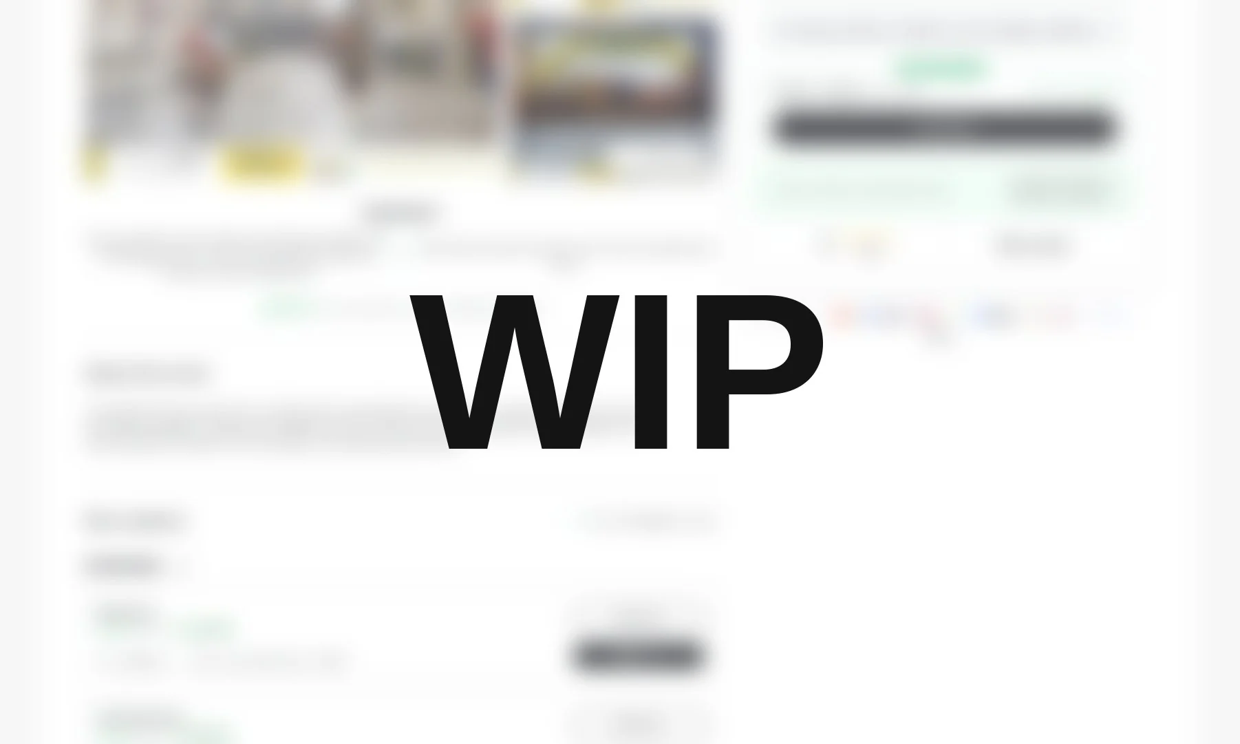 Event page V2 work in progress